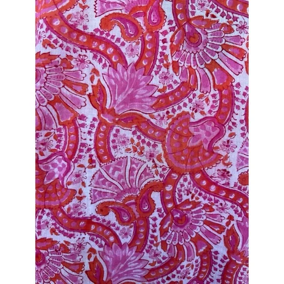 Oliphant Lightweight Pullover Floral Tunic Top L - Picture 6 of 8